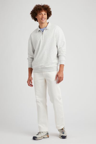 Sweat col polo oversize
