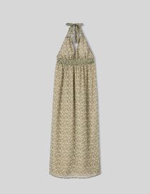 Robe longue imprimée
