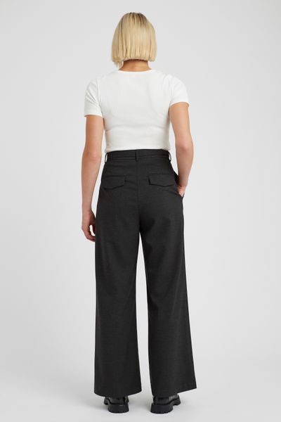 Pantalon tailleur à pinces polyester recyclé
