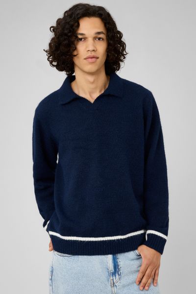 Pull col polo liseret