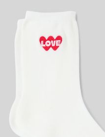 Chaussette unitaire brod&eacute;e