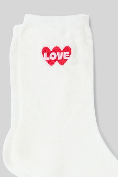 Chaussette unitaire brod&eacute;e