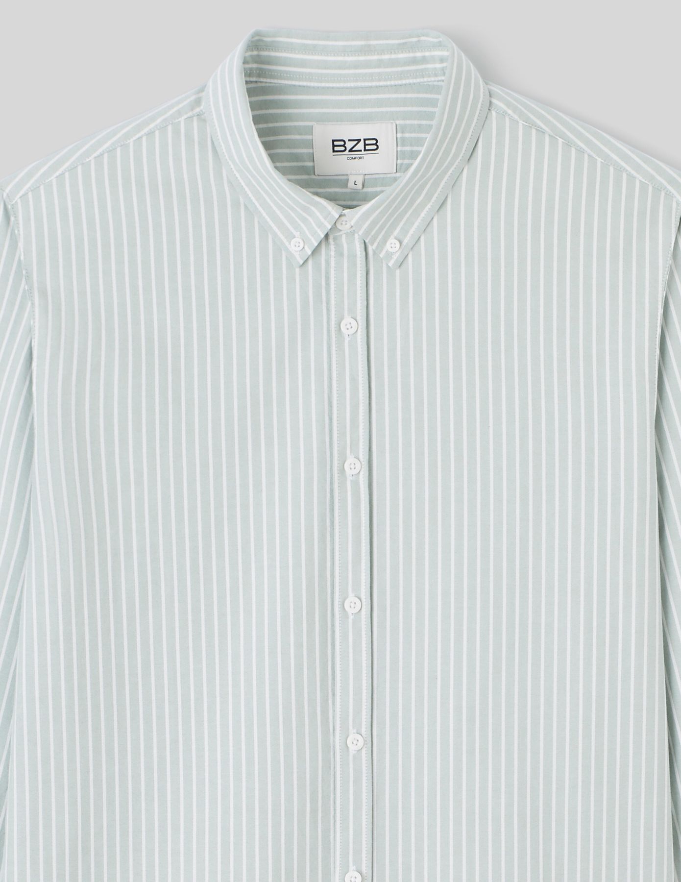 Chemise oxford rayée