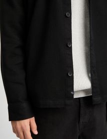 Surchemise unie en jacquard tricot