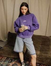 Sweat col rond imprimé