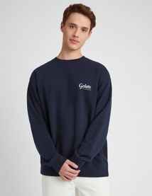 Sweat imprimé devant dos