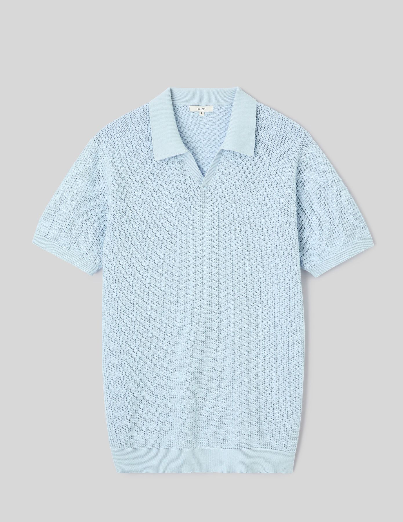 Polo maille ajour&eacute;e