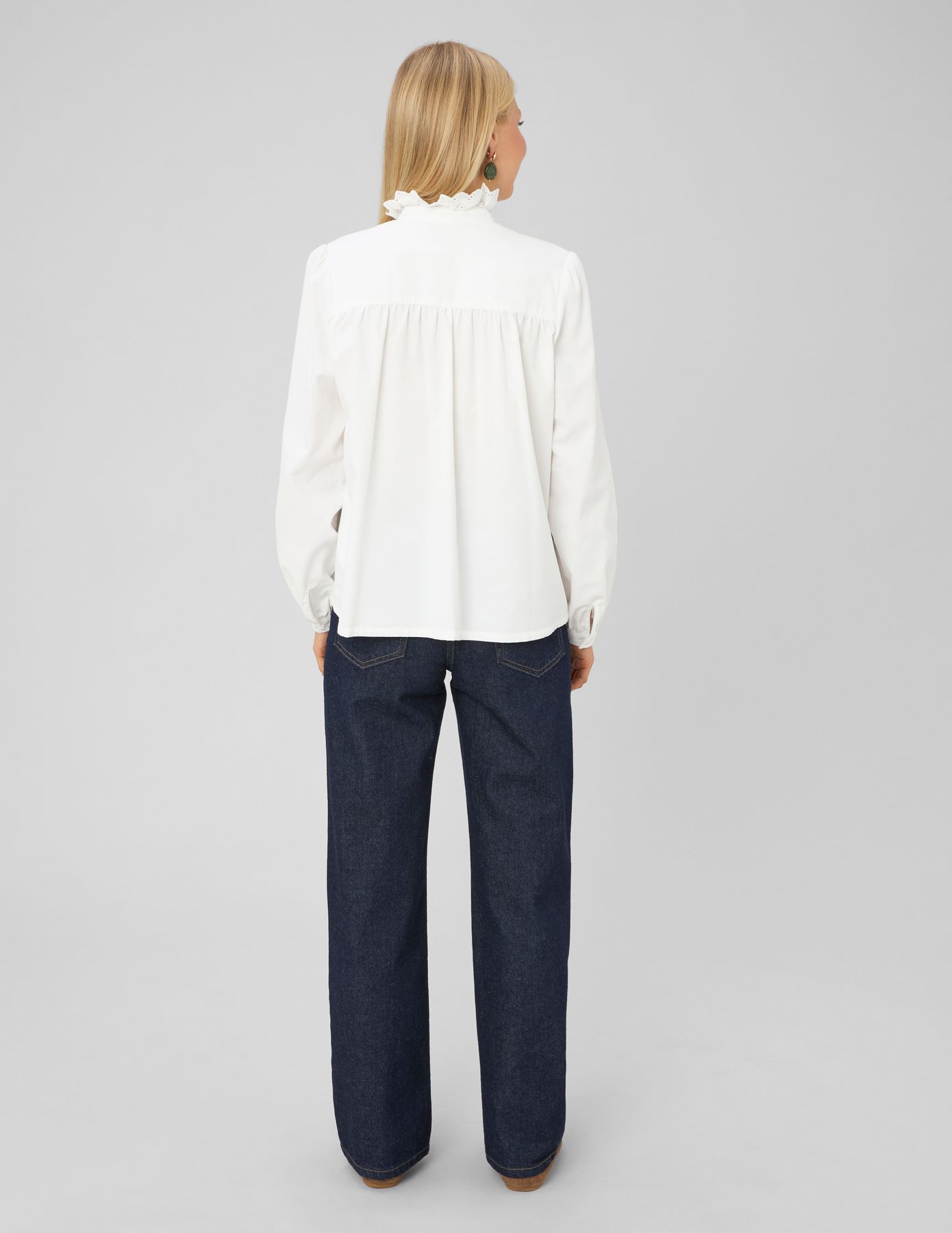 Blouse velours c&ocirc;tel&eacute;