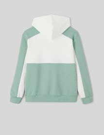 Sweat &agrave; capuche colorblock