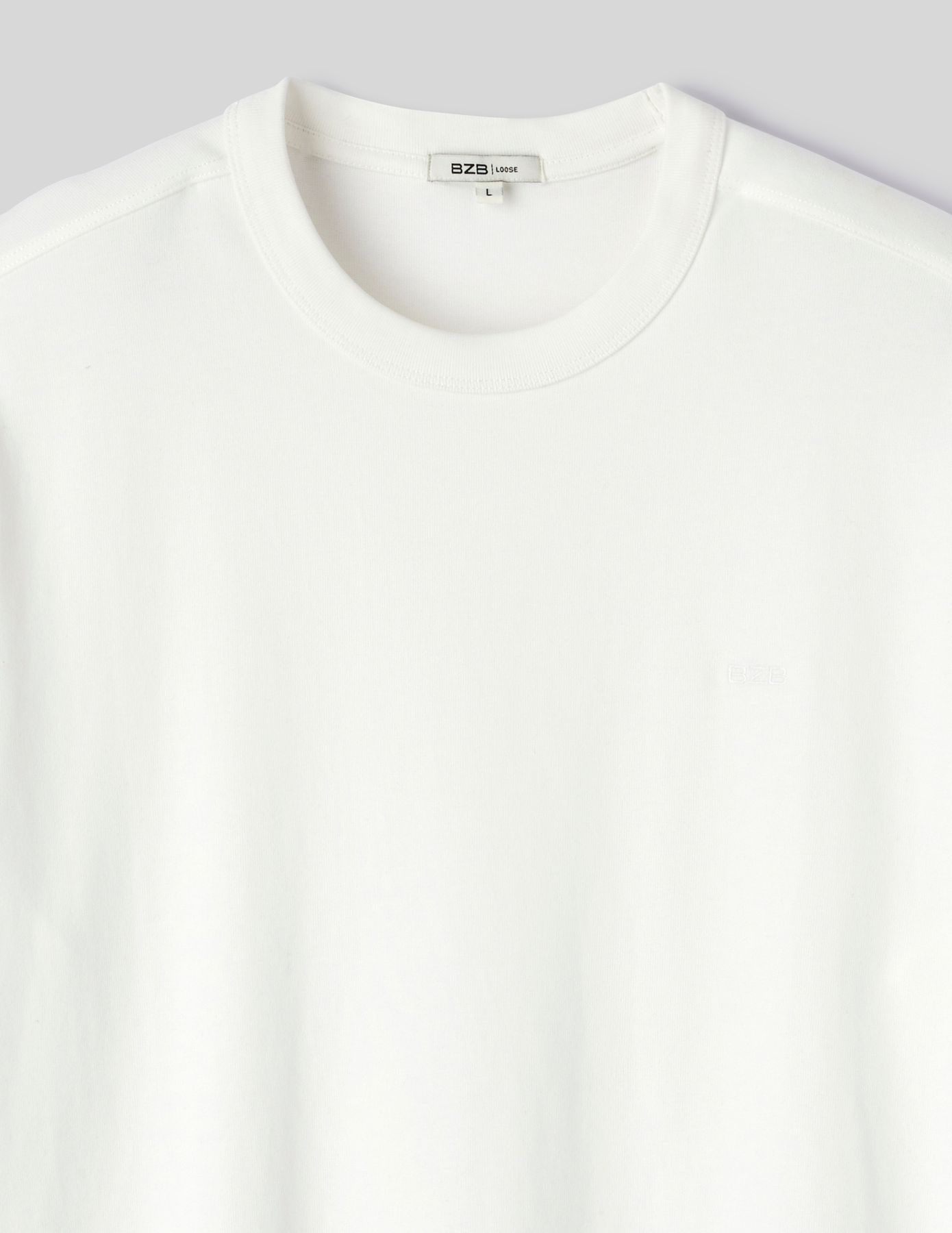 T-shirt lourd touch&eacute; peau de p&ecirc;che