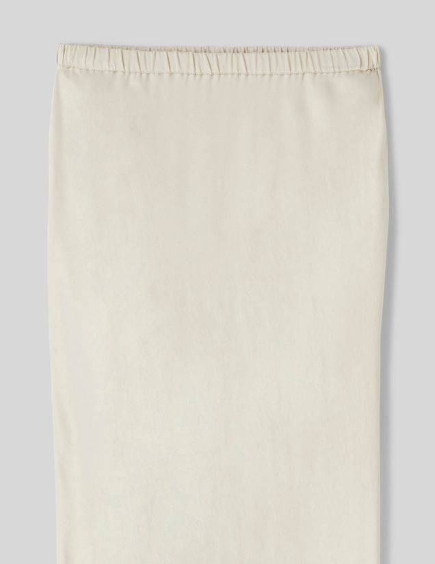 Jupe longue satin