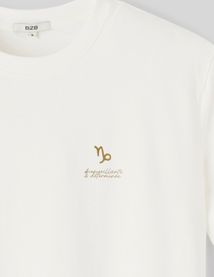 T-shirt imprimé signe astro capricorne