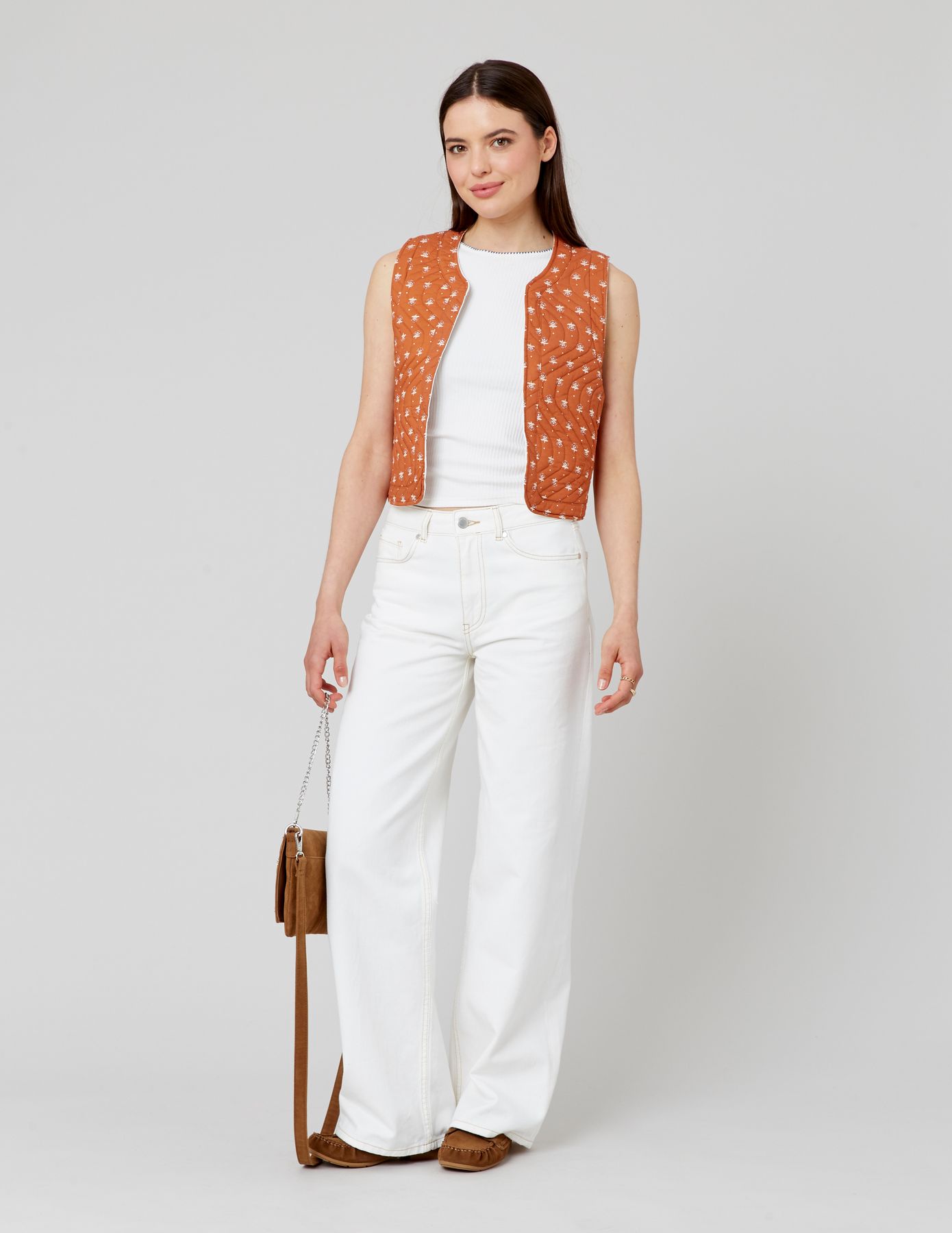 Veste sans manches réversible