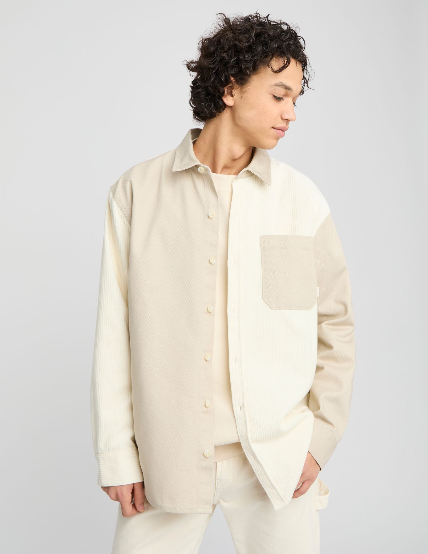 Surchemise unie patch