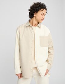 Surchemise unie patch