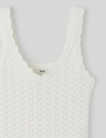 Débardeur ajouré en crochet