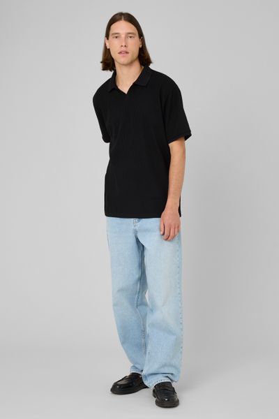 Polo maille c&ocirc;tel&eacute;e