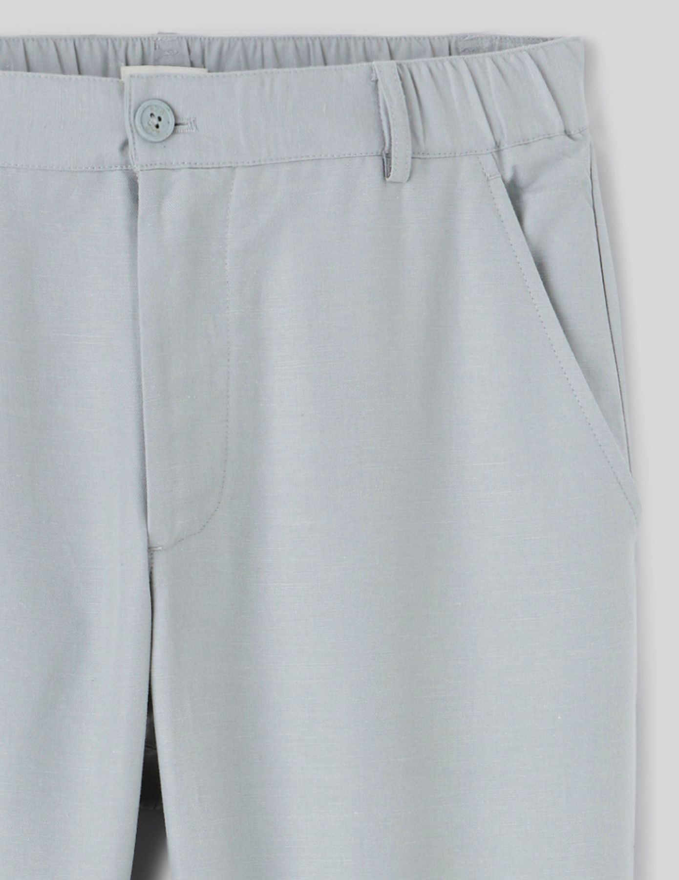 Pantalon de ville coton lin