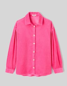 Surchemise en velours côtelé