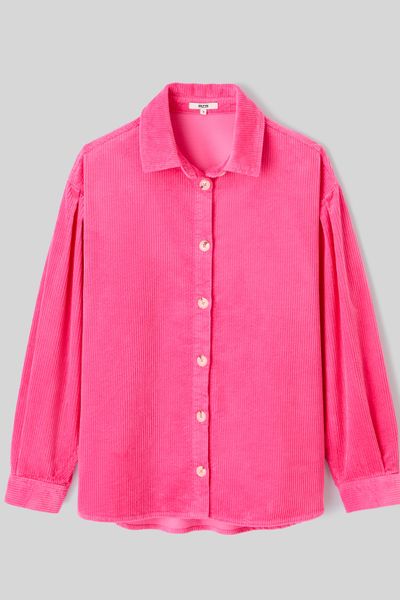 Surchemise en velours côtelé