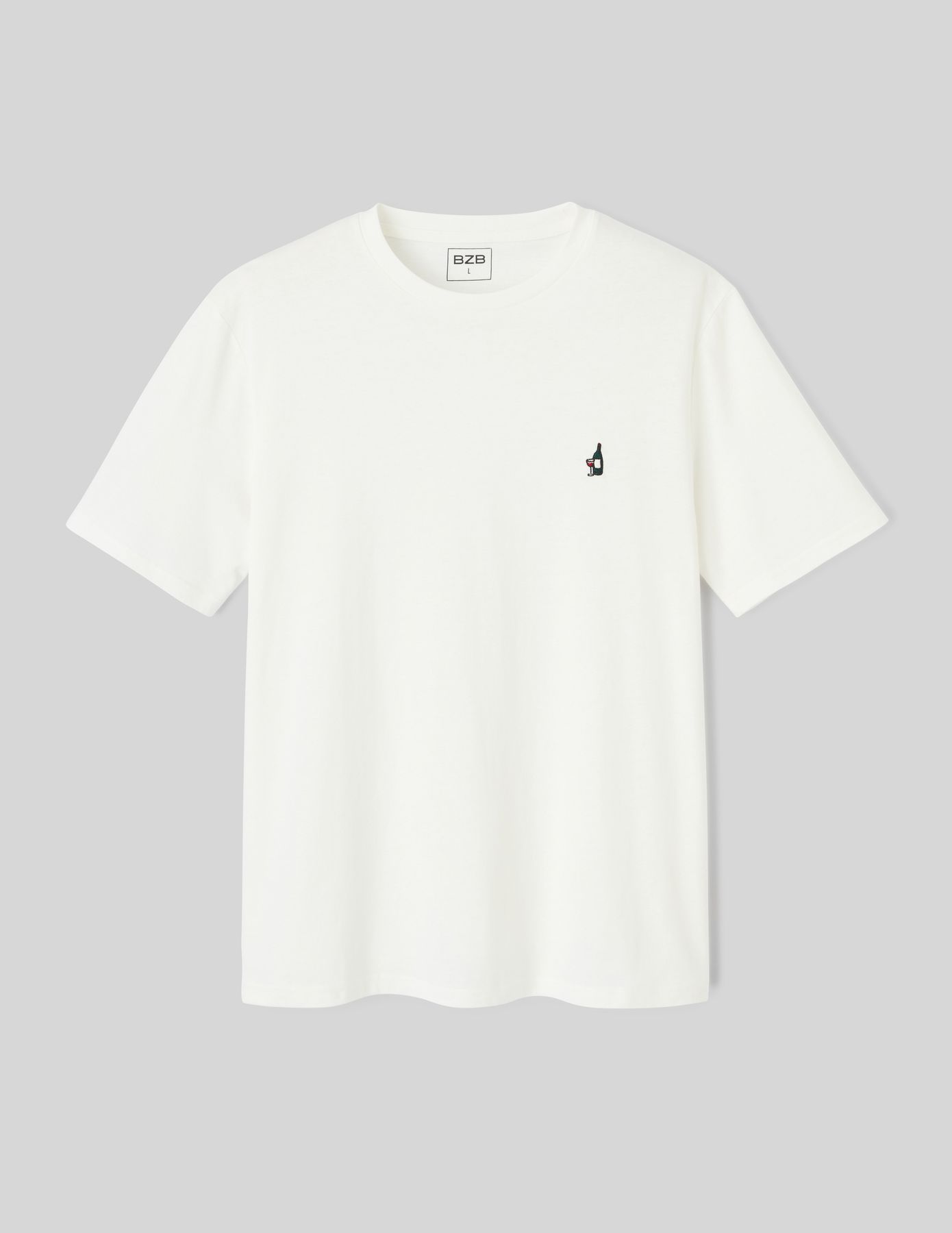 T-shirt broderie poitrine