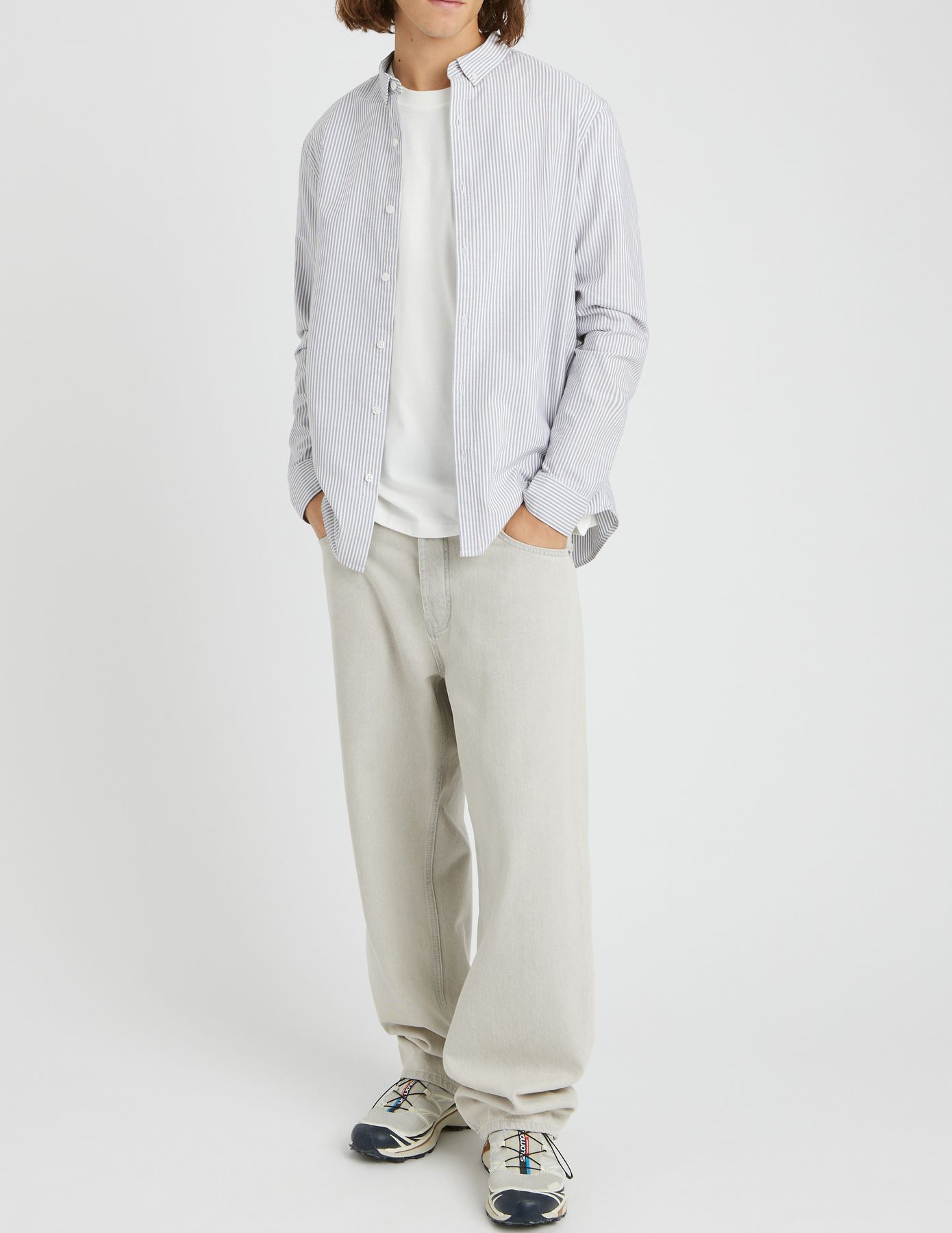 Chemise ray&eacute;e droite