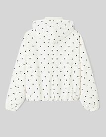 Blouson l&eacute;ger imprim&eacute; pois