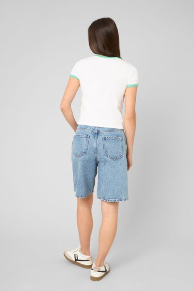 T-shirt &agrave; bords contrastants