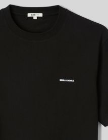 T-shirt imprim&eacute; poitrine