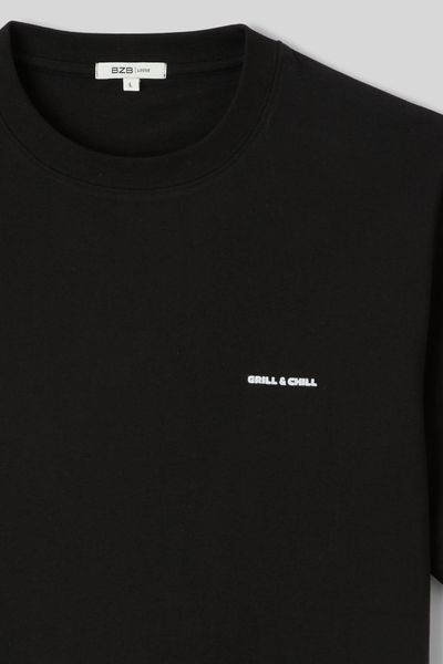 T-shirt imprim&eacute; poitrine