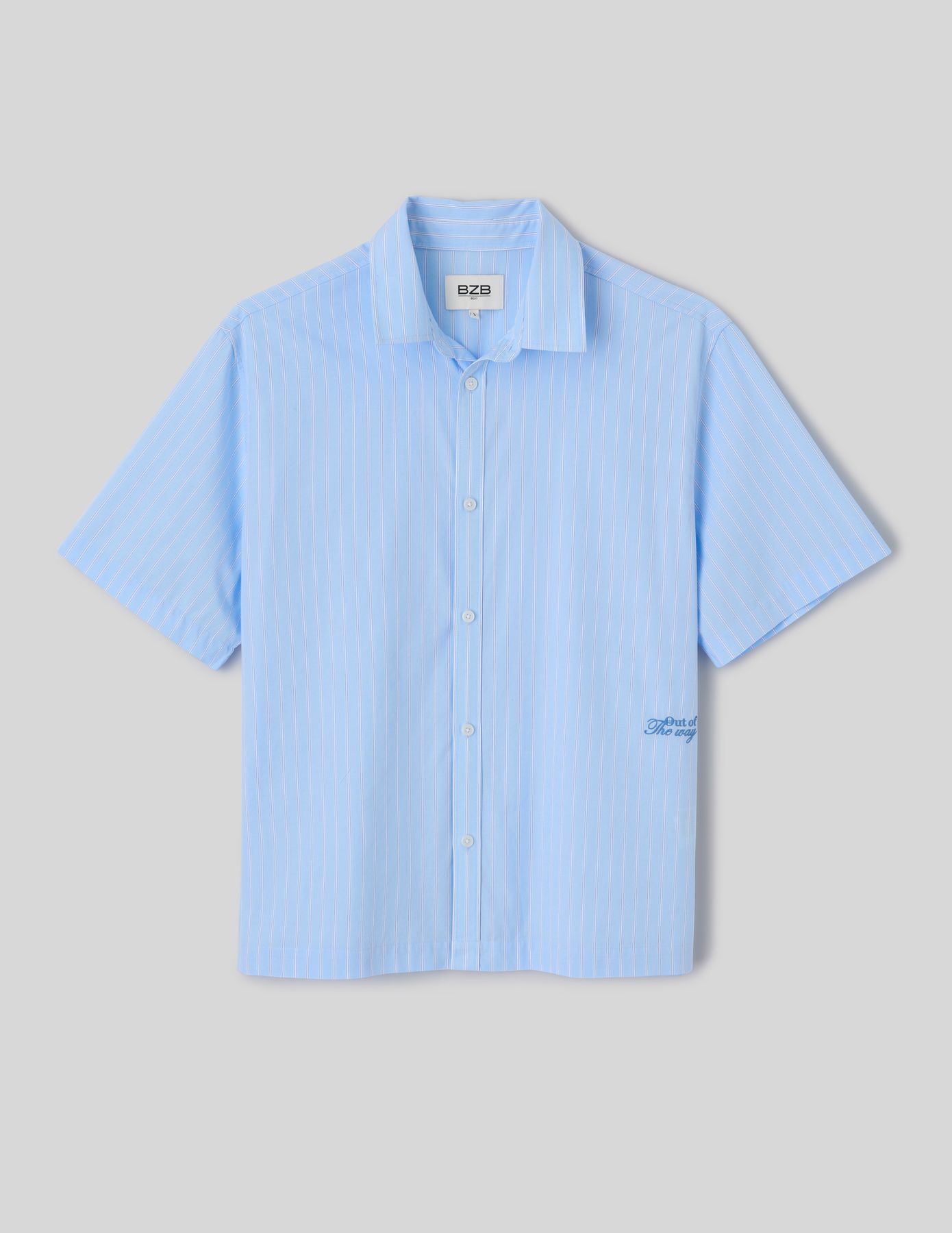 Chemise manches courtes ray&eacute;es