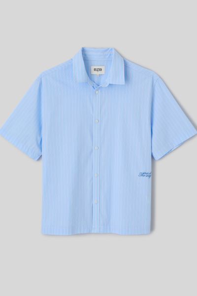 Chemise manches courtes ray&eacute;es