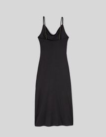 Robe longue col bénitier