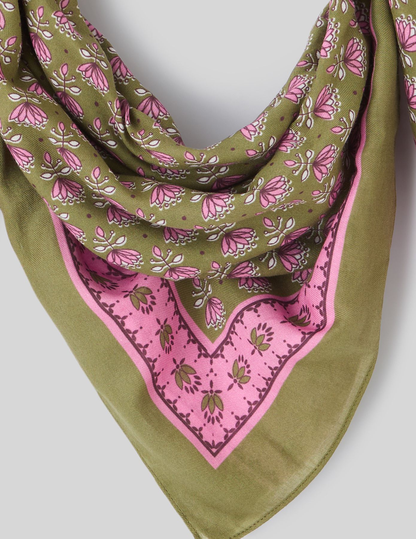 Grand foulard en coton