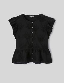 Blouse &agrave; volants