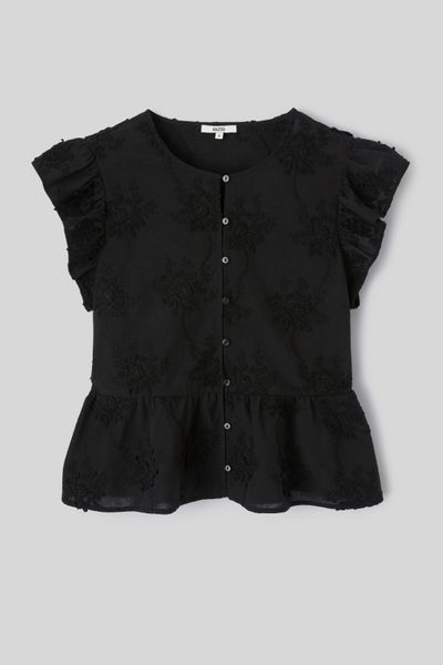 Blouse &agrave; volants