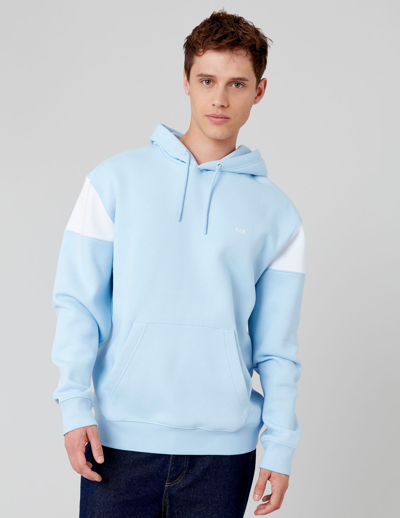 Sweat à capuche colorblock