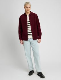 Chemise velours unie