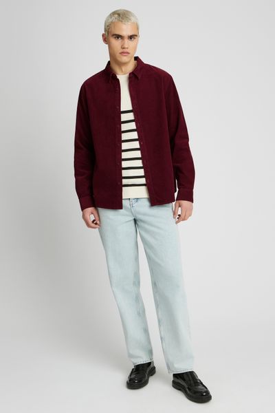 Chemise velours unie