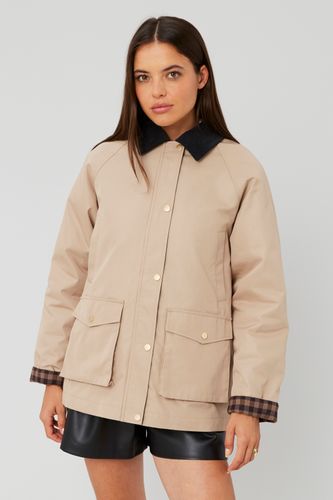 Veste avec col velours côtelé