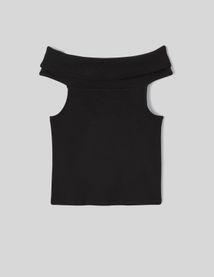 T-shirt col bardot
