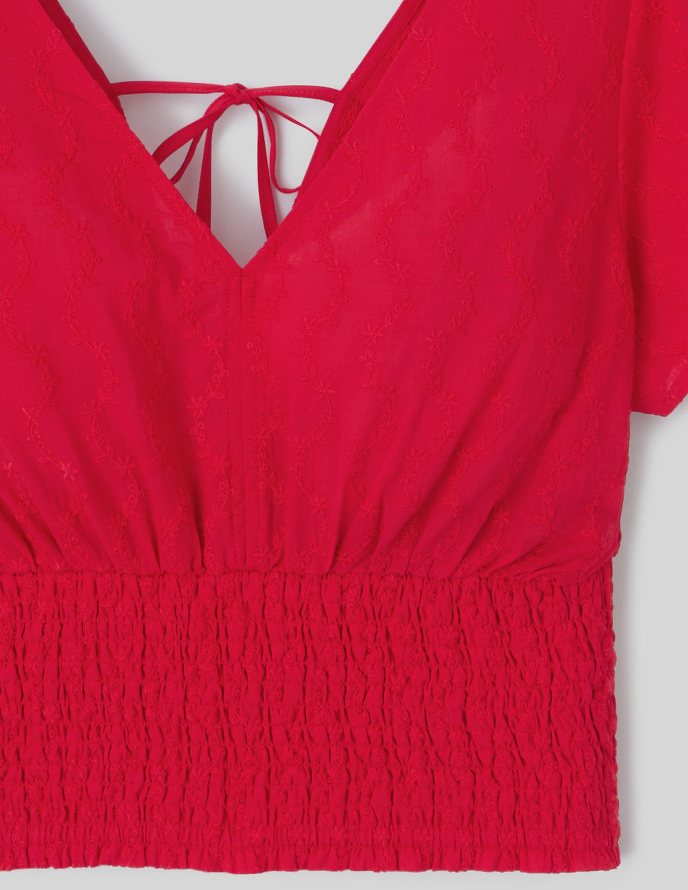 Blouse en broderie anglais