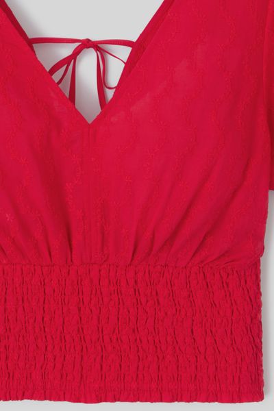 Blouse en broderie anglais
