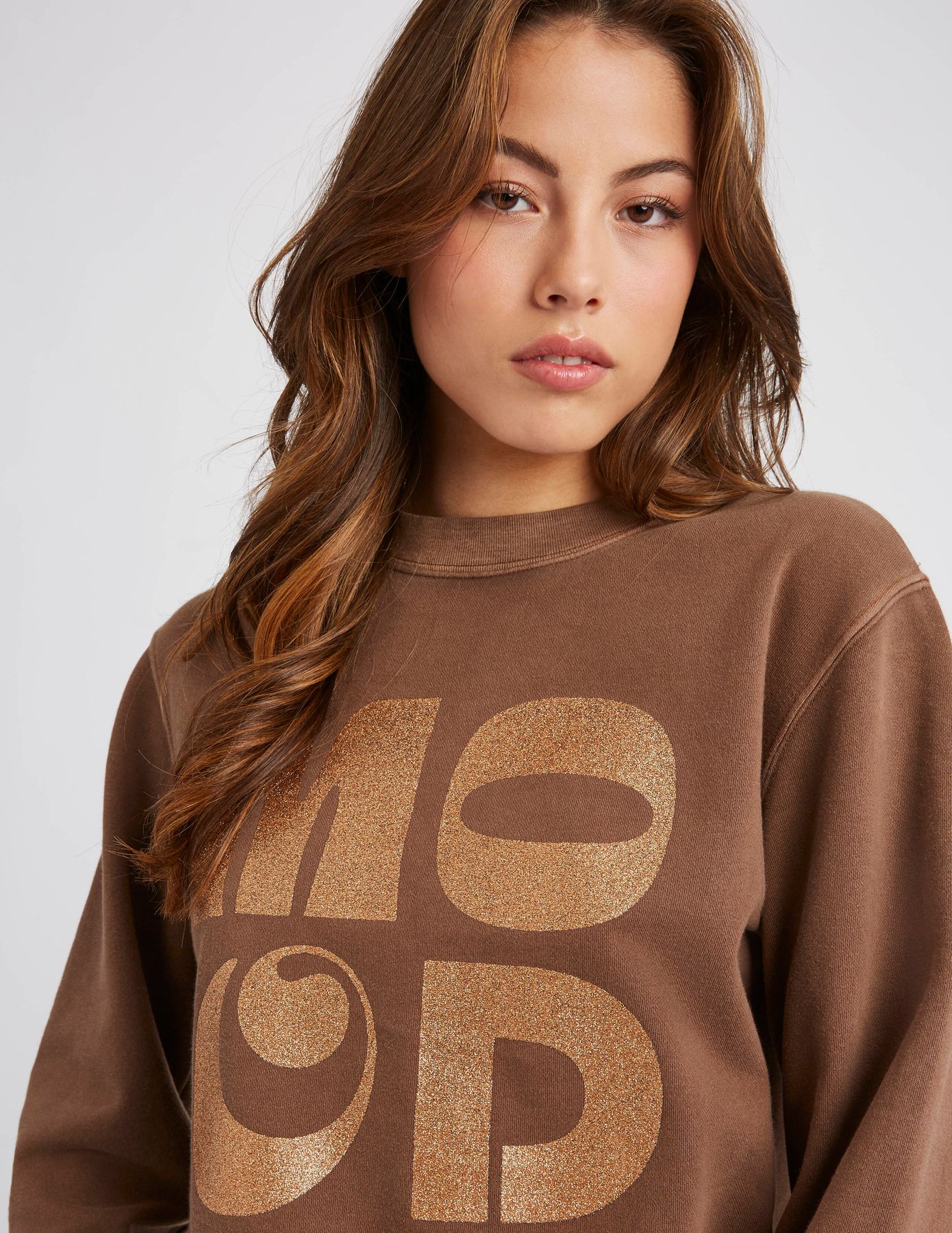 Sweat col rond paillet&eacute;