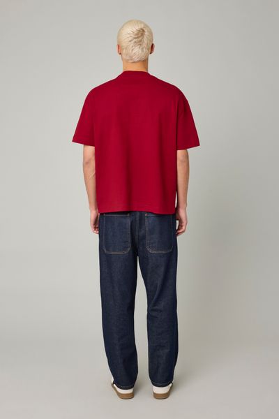 T-shirt boxy poche