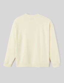 Sweat col rond broderie poitrine