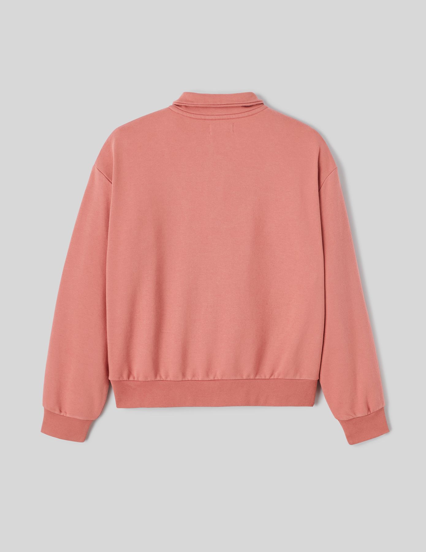 Sweat col montant zippé