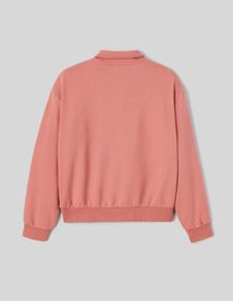 Sweat col montant zippé