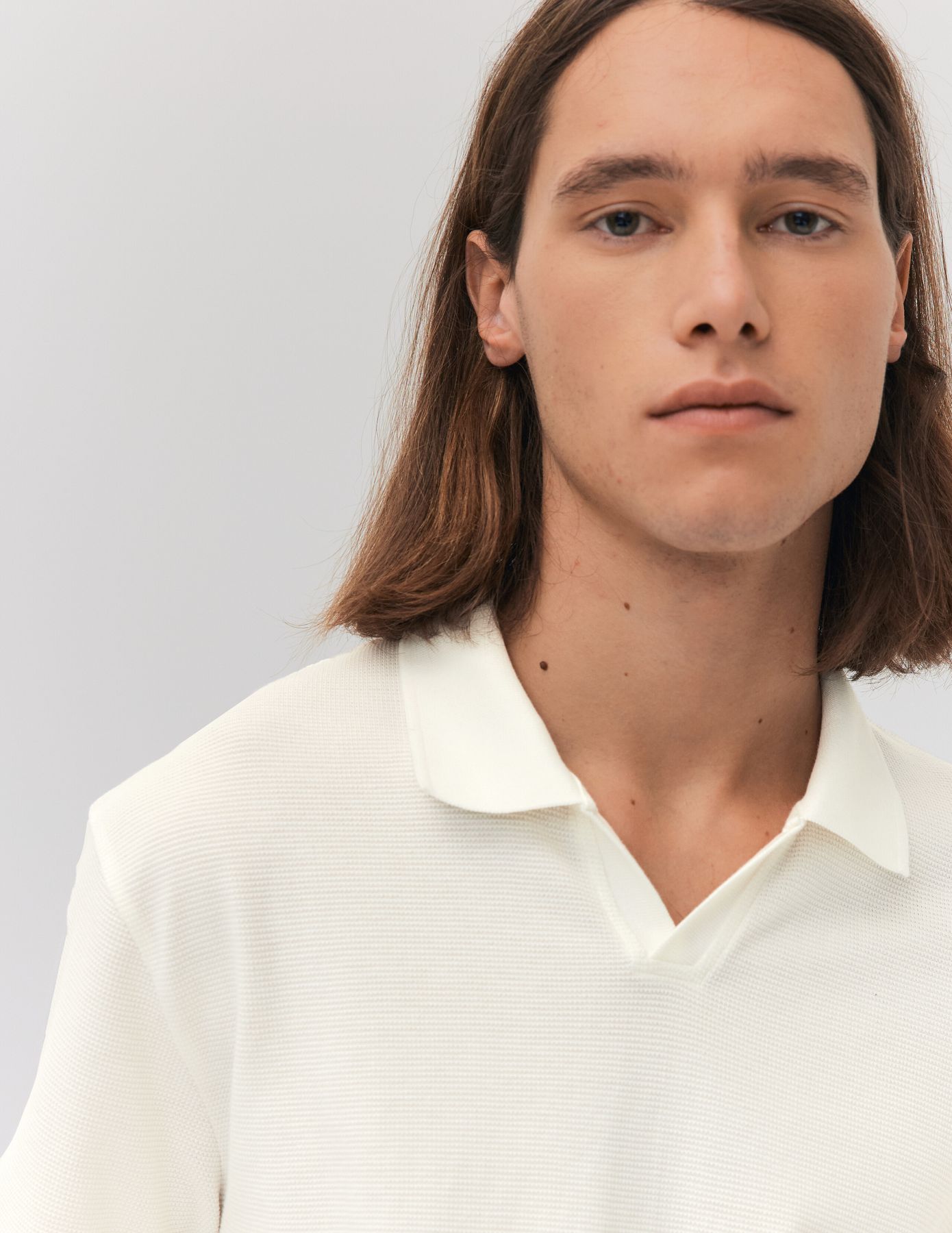 Polo mati&egrave;re fantaisie