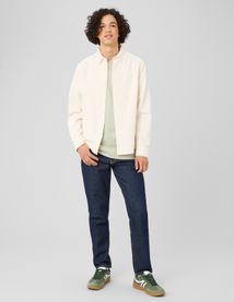 Chemise en velours c&ocirc;tel&eacute;